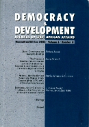 Democracy & Development: Journal of West African