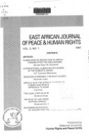 East African Agricultural and Forestry Journal